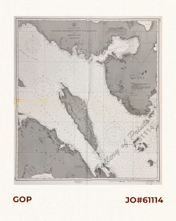 Philippine Islands Passages Between Luzon and Masbate and Sorsogon Bay