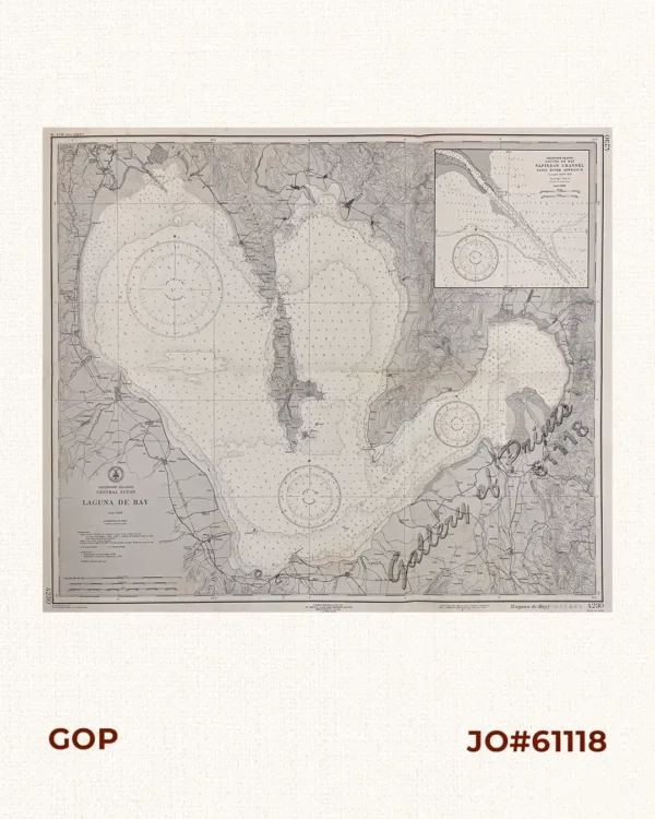Philippine Islands Central Luzon Laguna de Bay [inset:] Philippine Islands Laguna de Bay Napindan Channel Pasig River Approach Surveyed 1920 & 1939