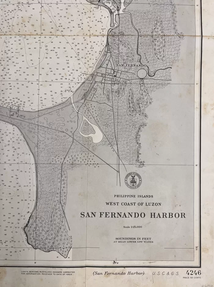Philippine Islands West Coast of Luzon San Fernando Harbor - Image 2