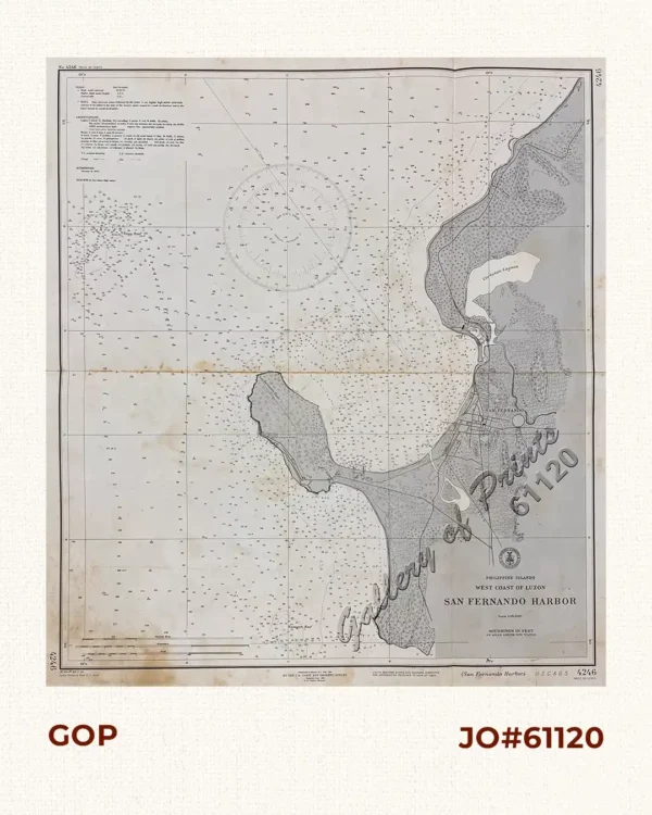 Philippine Islands West Coast of Luzon San Fernando Harbor