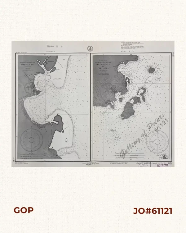 Philippine Islands Southeast Coast Luzon 1) Port Gubat Surveyed in 1902. 2) Matnog Bay and Ticlin Strait Surveyed to 1928.