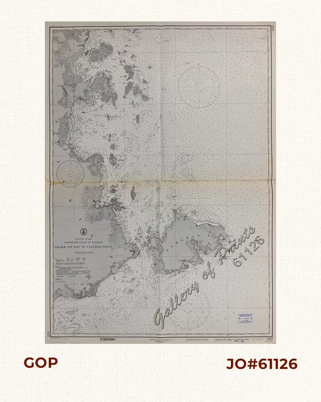 Philippine Islands Northeast Coast of Palawan Shark Fin Bay to Flechas Point