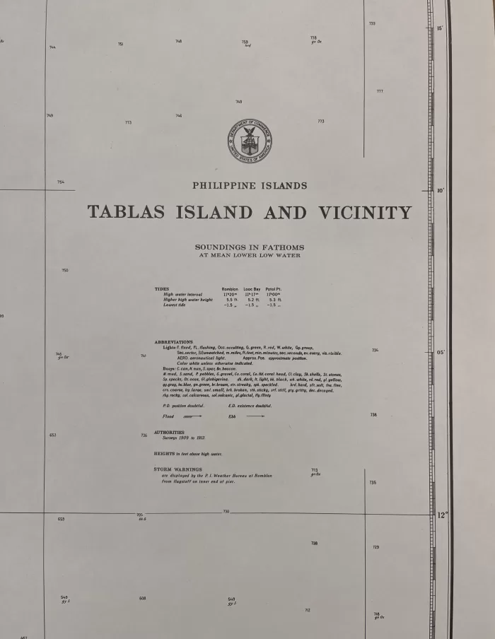 Philippine Islands Tablas Island and Vicinity - Image 2