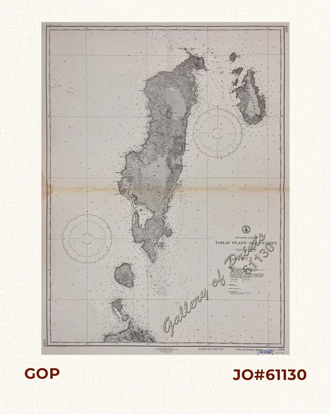 Philippine Islands Tablas Island and Vicinity
