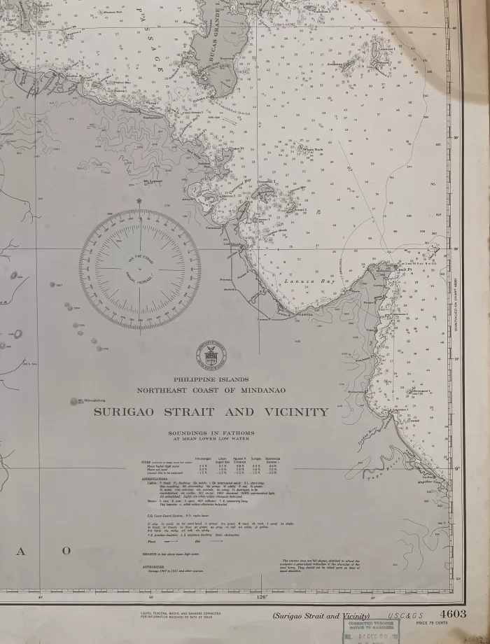 Philippine Islands Northeast Coast of Mindanao Surigao Strait and Vicinity - Image 2