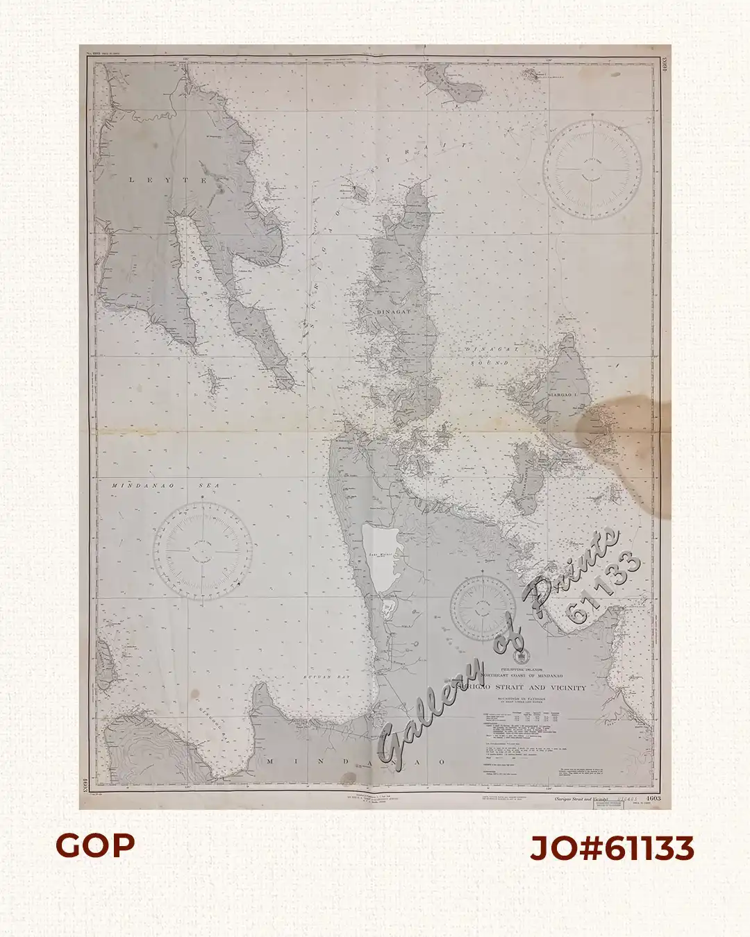 Philippine Islands Northeast Coast of Mindanao Surigao Strait and Vicinity