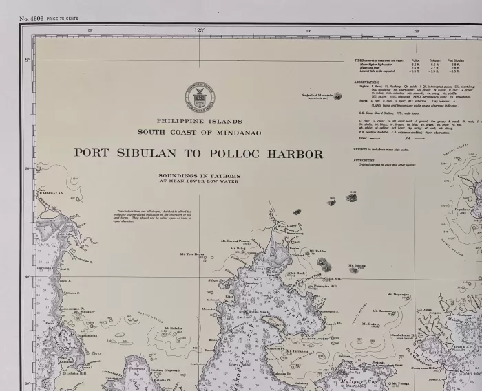 Philippine Islands South Coast of Mindanao Port Sibulan to Polloc Harbor - Image 2