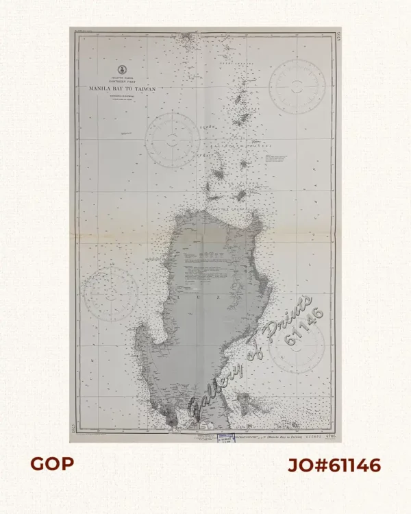 Philippine Islands Northern Part Manila Bay to Taiwan