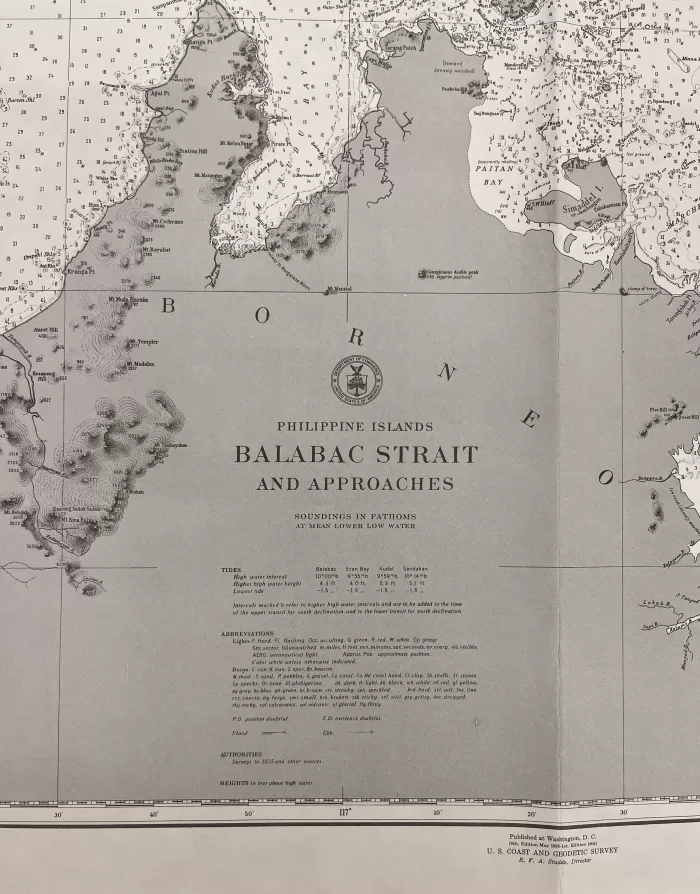 Philippine Islands Balabac Strait and Approaches - Image 2