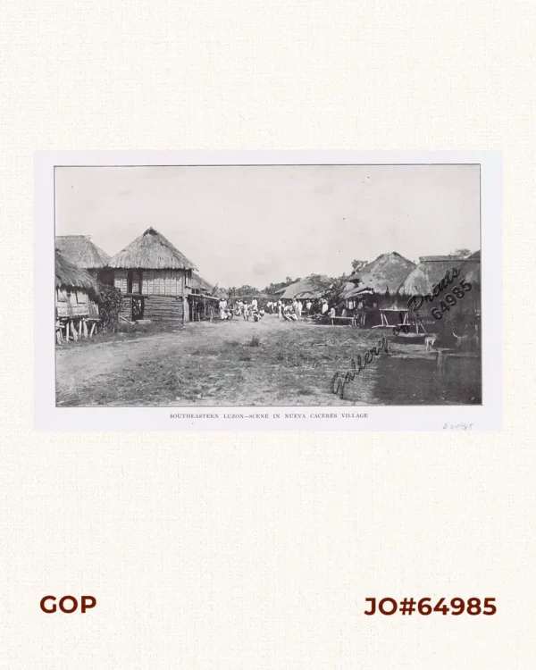 Southeastern Luzon – Scene in Nueva Caceres Village
