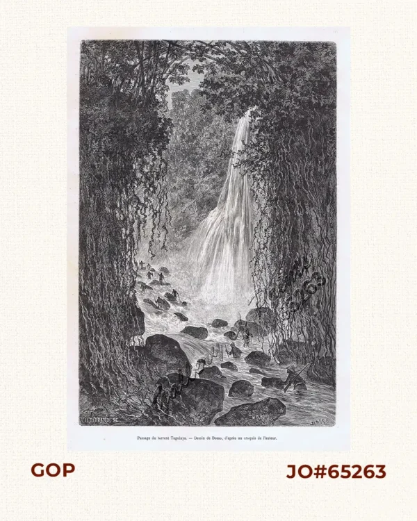 Passage du torrent Tagulaya [Tagulaya stream crossing]