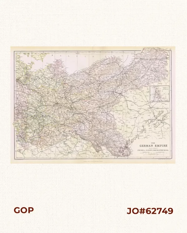 The German Empire (East Sheet) Prussia, Saxony, Mecklenburg &c.