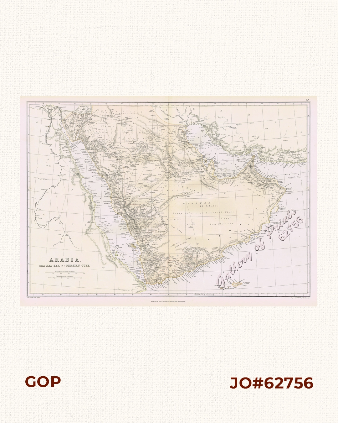 Arabia. The Red Sea and Persian Gulf.