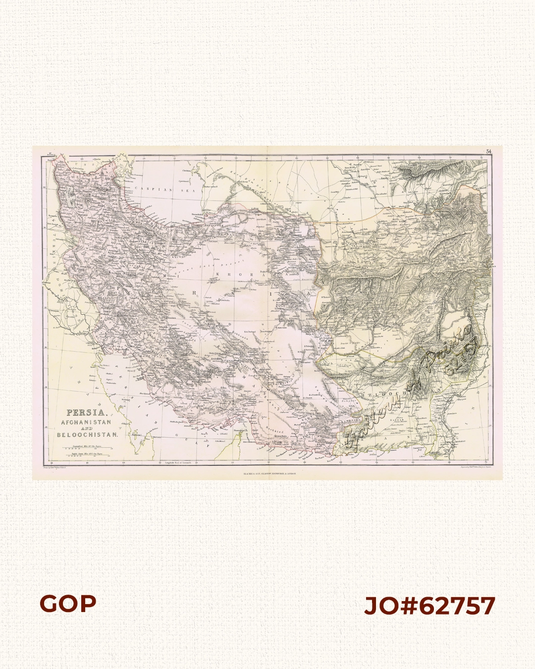 Persia. Afghanistan and Beloochistan.