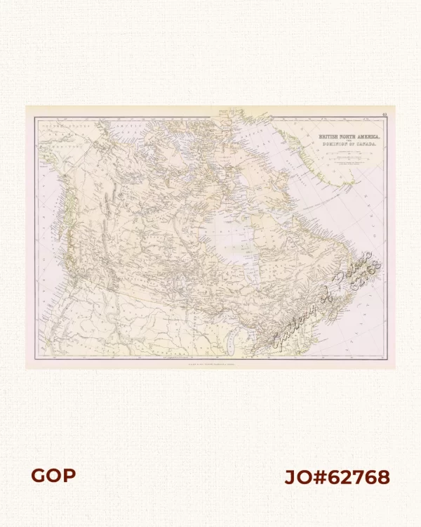 British North America. The Dominion of Canada.