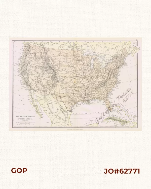 The United States of North America. (General Map)