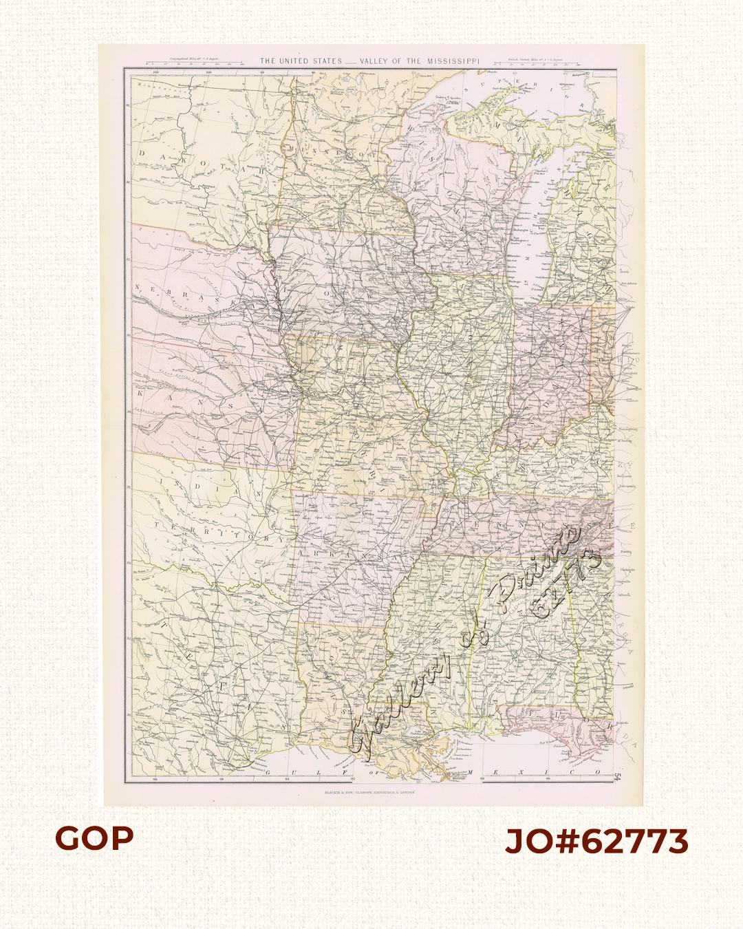 1) The United States of North America. Atlantic States and Valley of the Mississippi (Sheet 1) / 2) The United States - Valley of the Mississippi (Sheet 2) - Image 2