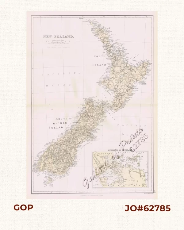 New Zealand.  [inset:] Environs of Auckland.