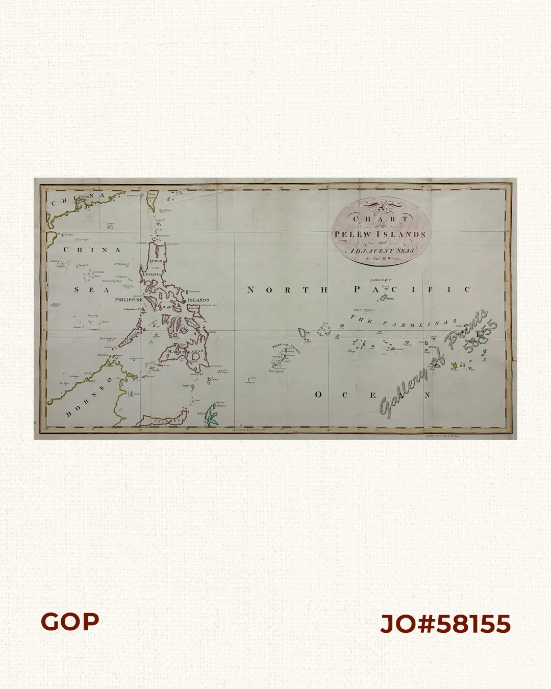 A Chart of the Pelew Islands...