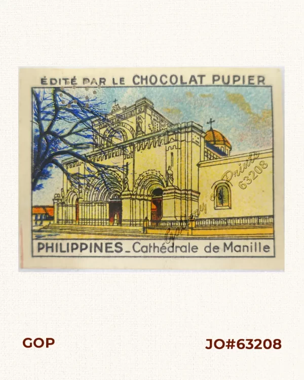 Iles Philippines Cathédrale de Manille [No.218] [Manila Cathedral]