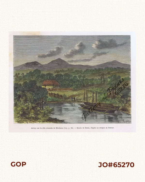 Arroyo sur la côte orientale de Mindanao (East Coast of Mindanao)
