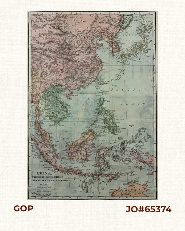 China, French Indo-China, Siam, Malaysia and Korea [Philippine Islands]