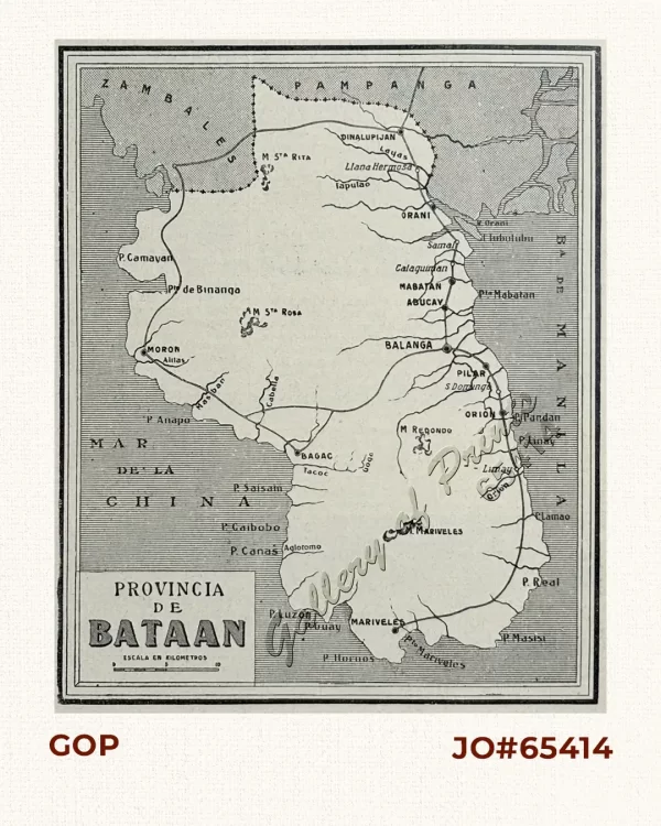 Provincia de Bataan  [Province of Bataan]